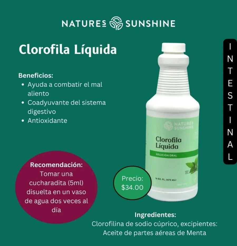 CLOROFILA LIQUIDA
