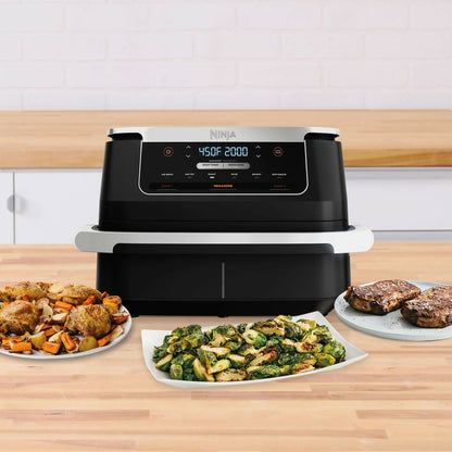 Freidora de Aire Ninja de 6.2 L /209 Oz con Cesta de Doble Zona