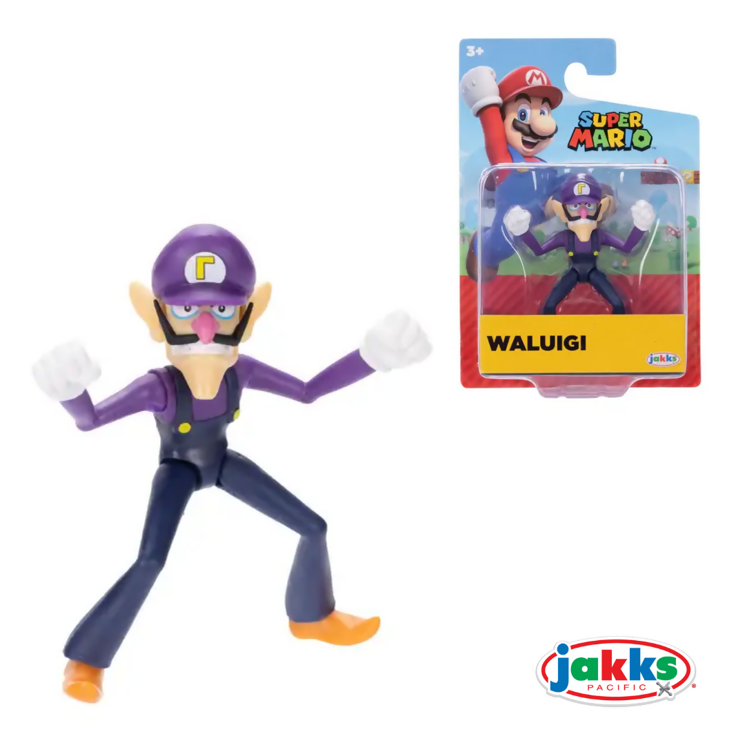 Waluigi 8cm Nintendo Super Mario