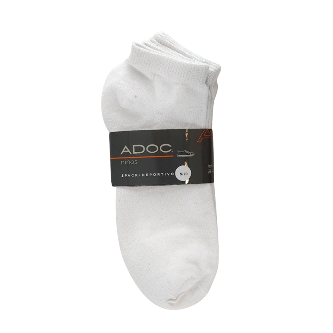 Calcetines escolar blanco (3pack)