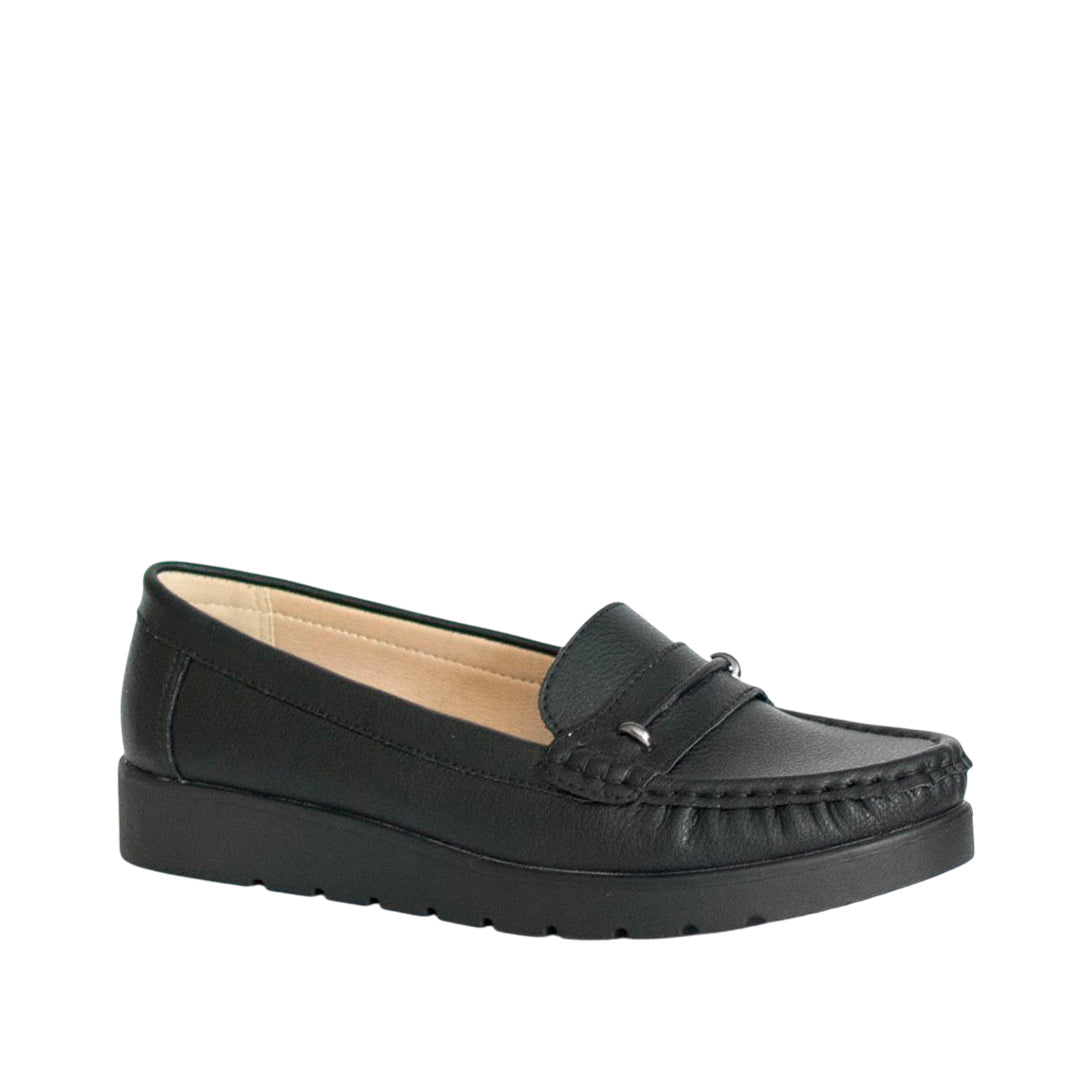 Mocasines Andrea negro para Mujer