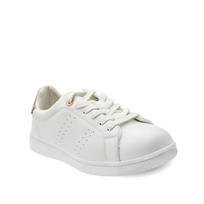 Sneakers Kayla color blanco oro rosa