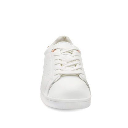 Sneakers Kayla color blanco oro rosa