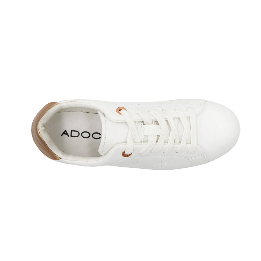 Sneakers Kayla color blanco oro rosa