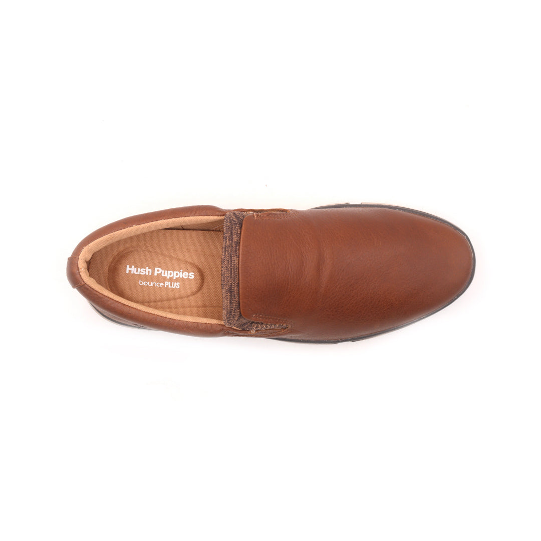 Zapatos casuales Briggs slip-on tan para hombre