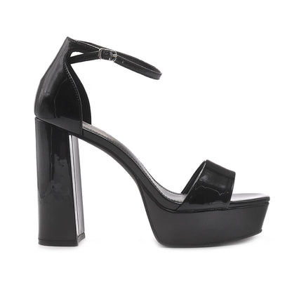 Sandalias de tacón Omega para mujer color negro