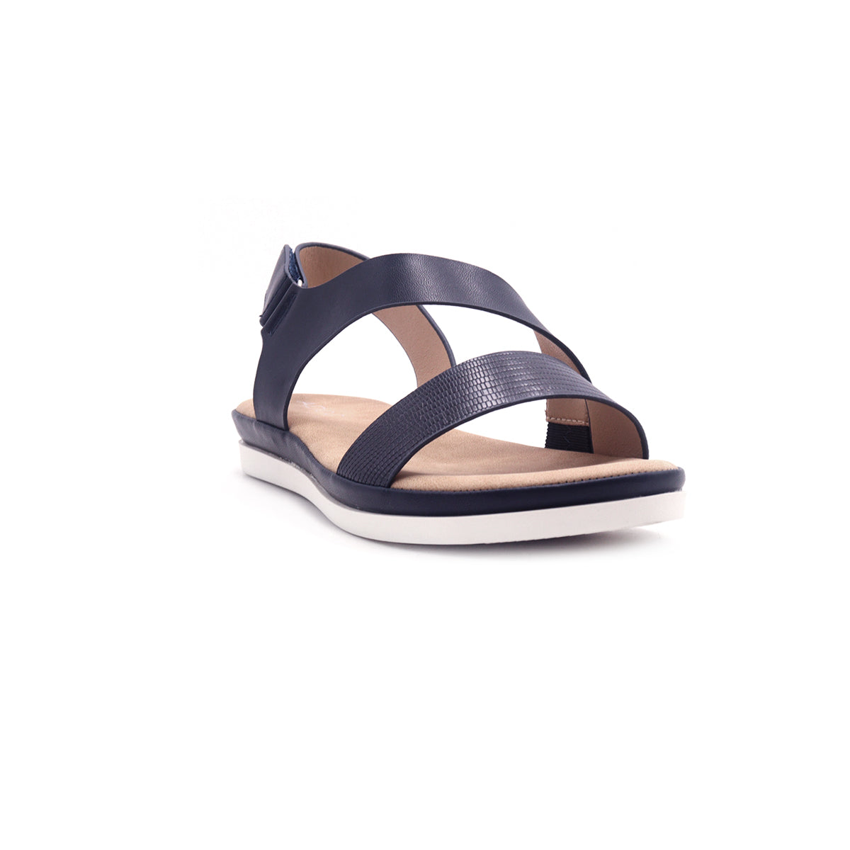 Sandalias flats Eylin navy para Mujer