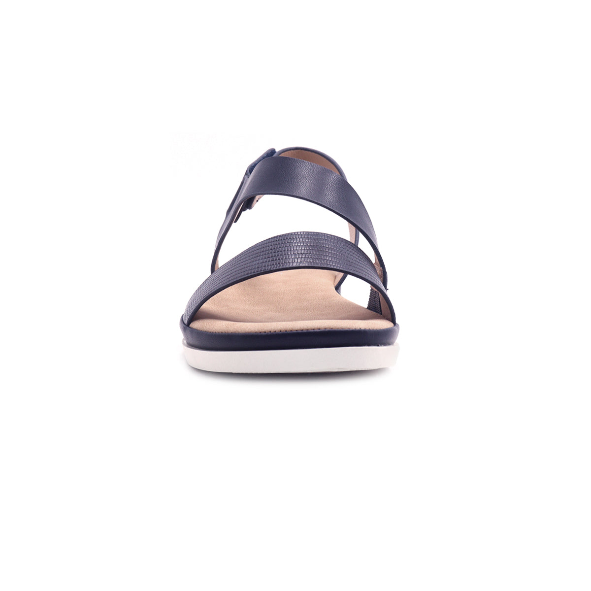 Sandalias flats Eylin navy para Mujer