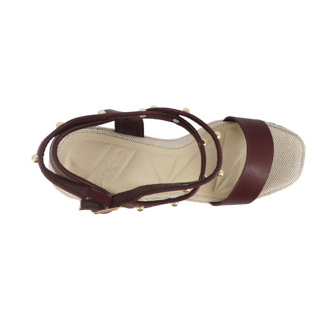 Sandalias Delphi vino para Mujer
