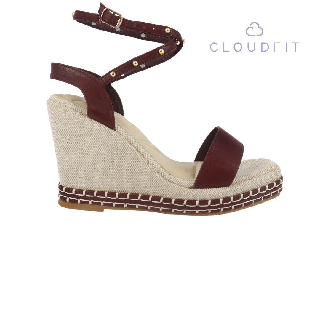 Sandalias Delphi vino para Mujer
