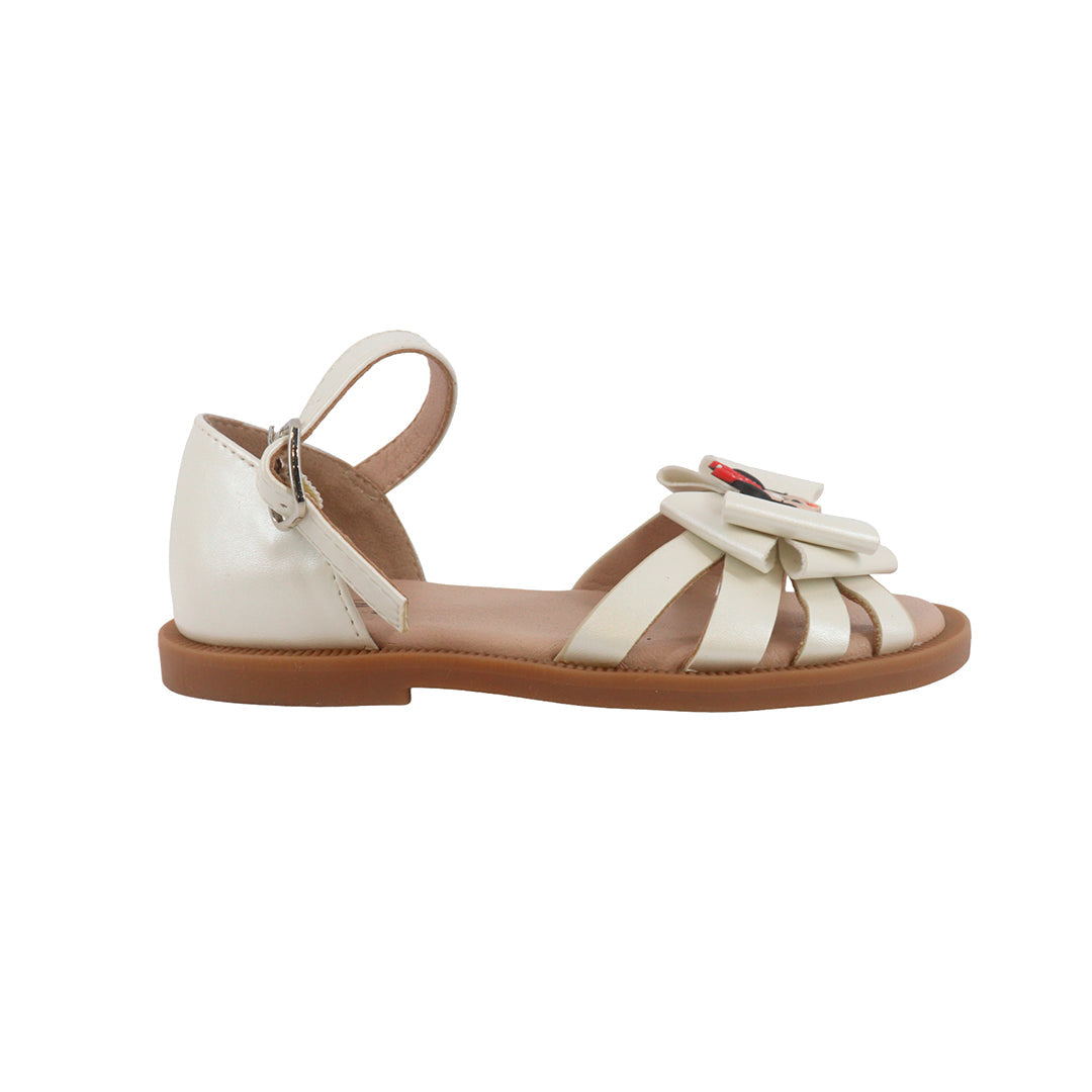 Sandalias flats Minnie blanco para Niñas