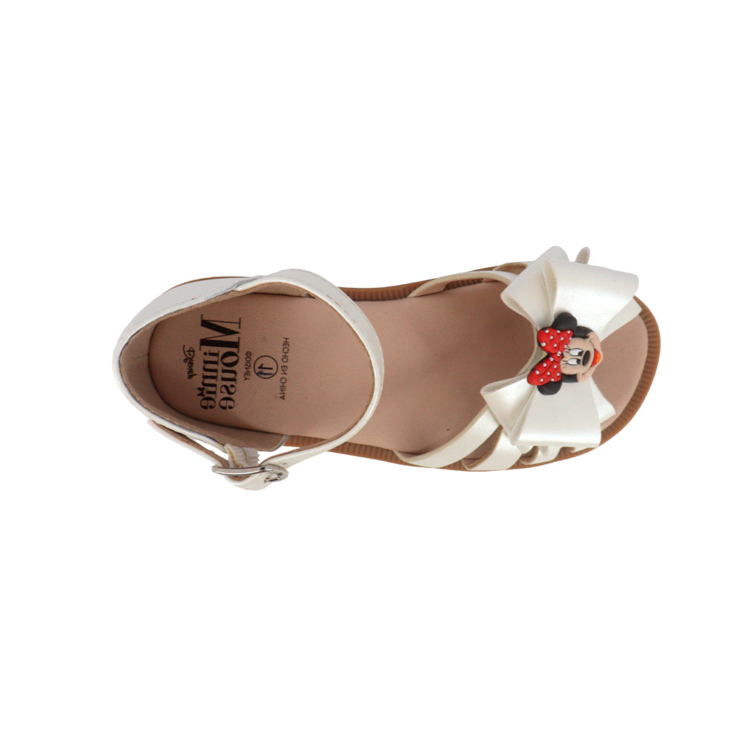 Sandalias flats Minnie blanco para Niñas