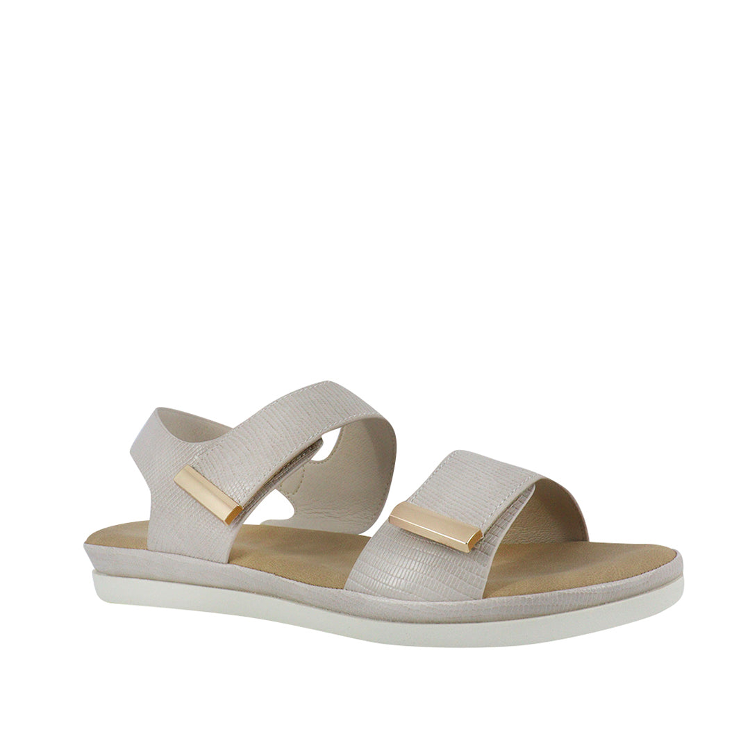 Sandalias flats Carlota color blanco