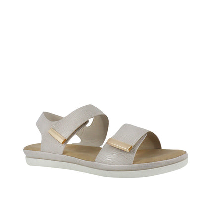 Sandalias flats Carlota color blanco