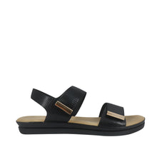 Sandalias flats Carlota negro para Mujer