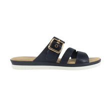 Sandalias flats Olessa navy para Mujer