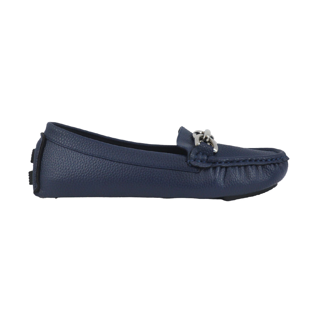 Mocasines Samia color marino para mujer