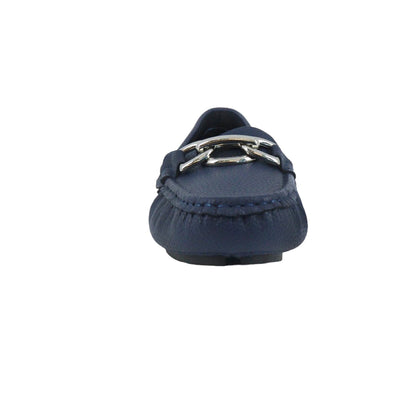 Mocasines Samia color marino para mujer
