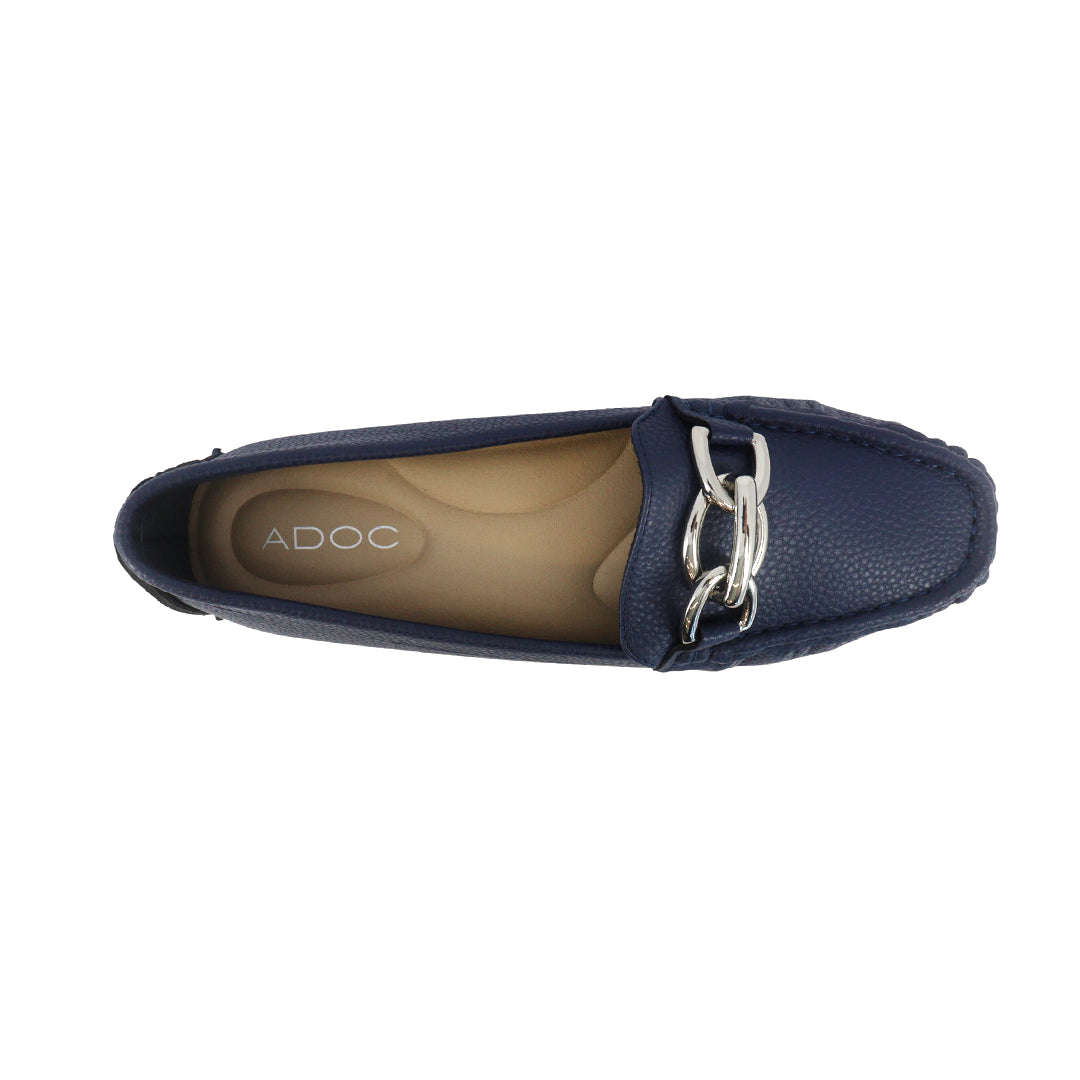 Mocasines Samia color marino para mujer