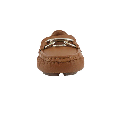 Mocasines Samia color cognac para mujer