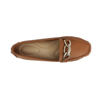 Mocasines Samia color cognac para mujer