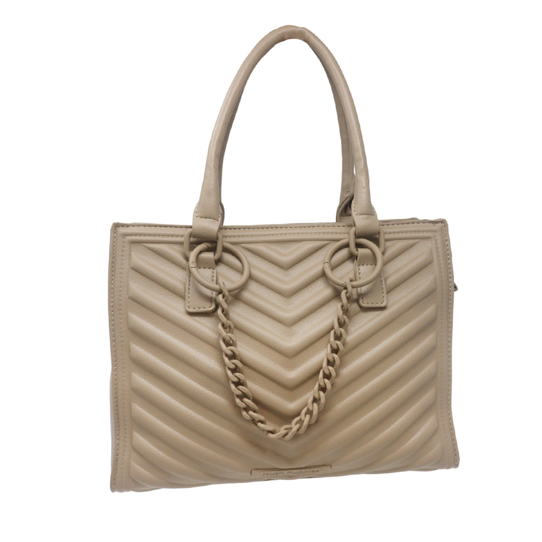 Cartera Amparo beige para mujer