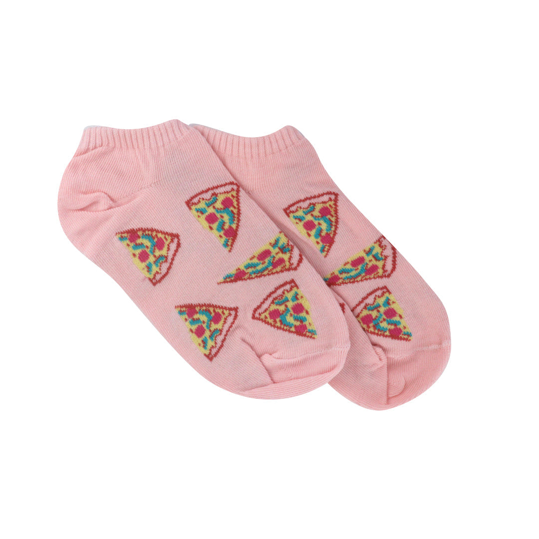 Calcetines rosa de pizza