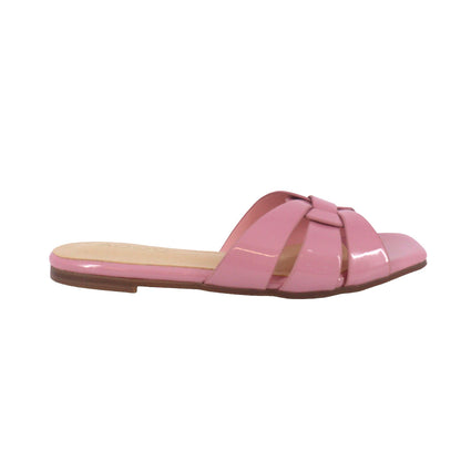 Sandalias slip on Dariana color rosado para mujer