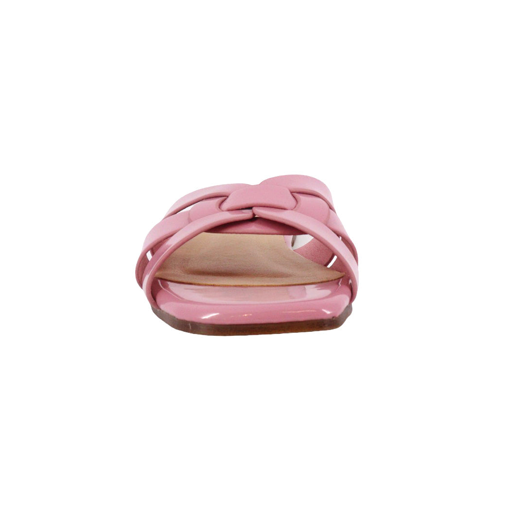 Sandalias slip on Dariana color rosado para mujer