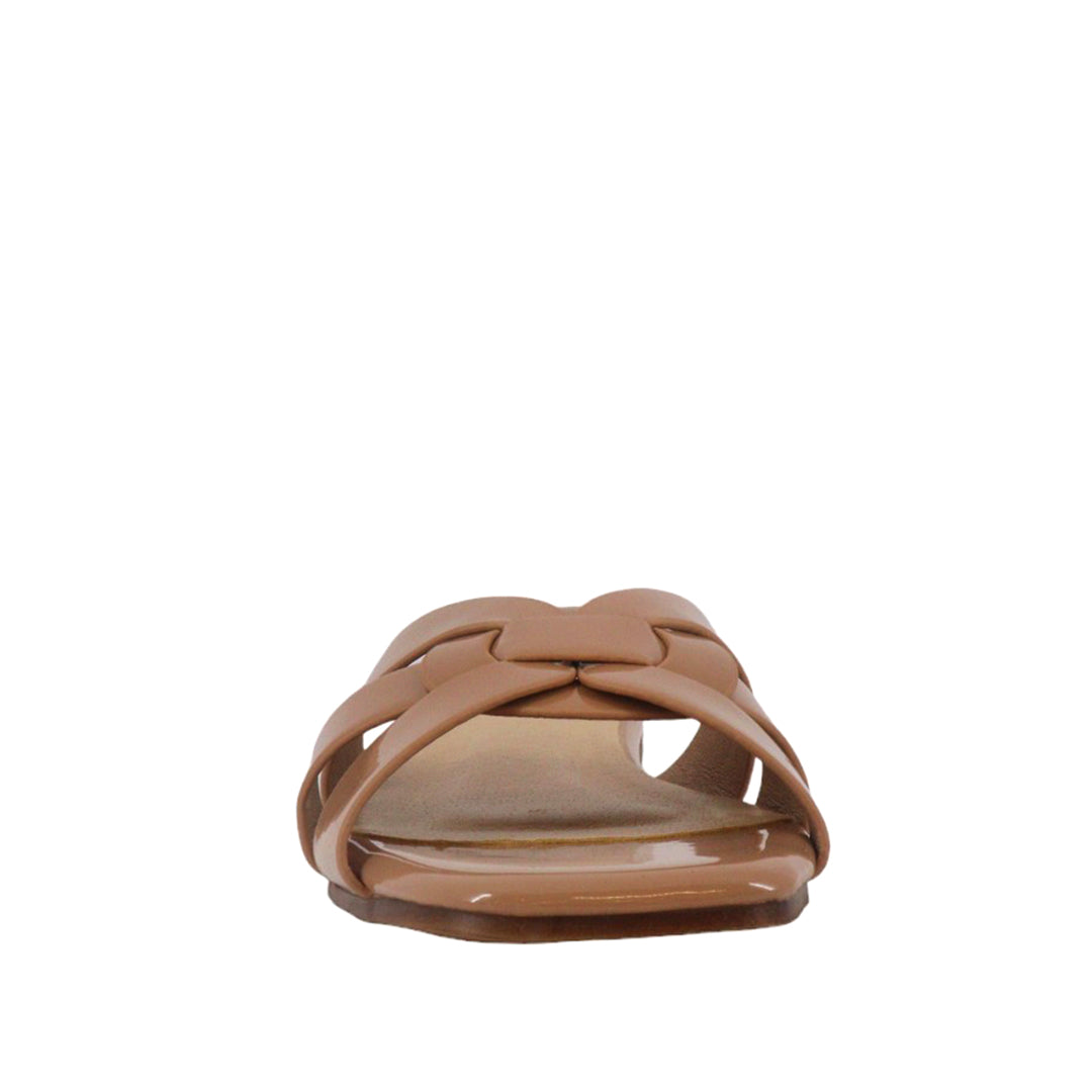 Sandalias slip on Dariana para mujer color nude
