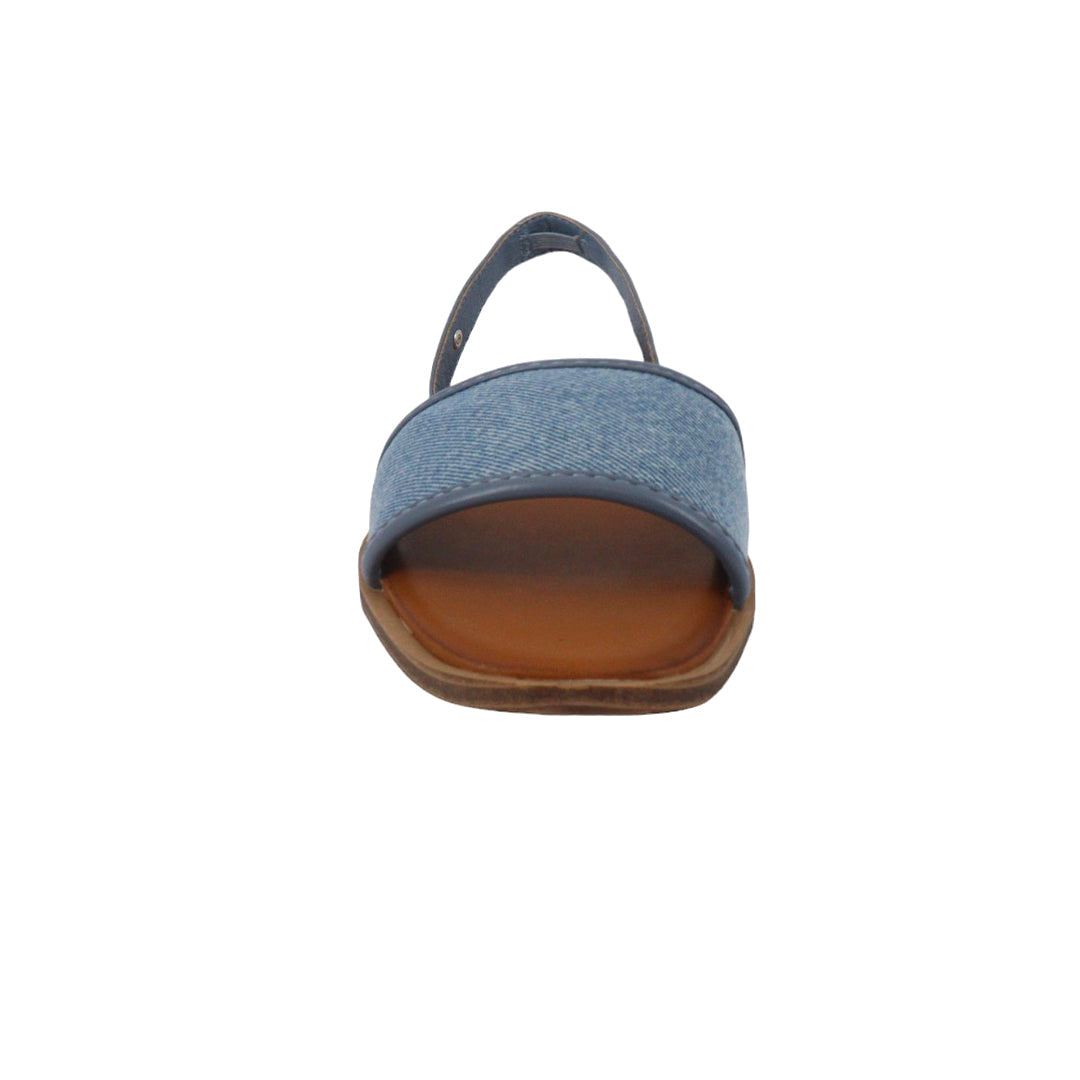 Sandalias flats Carissa color azul para mujer