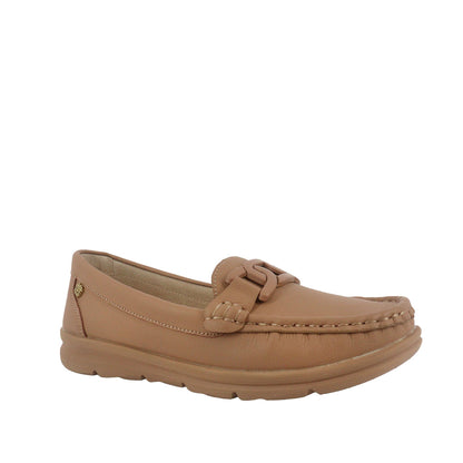 Mocasines Josephine beige para Mujer