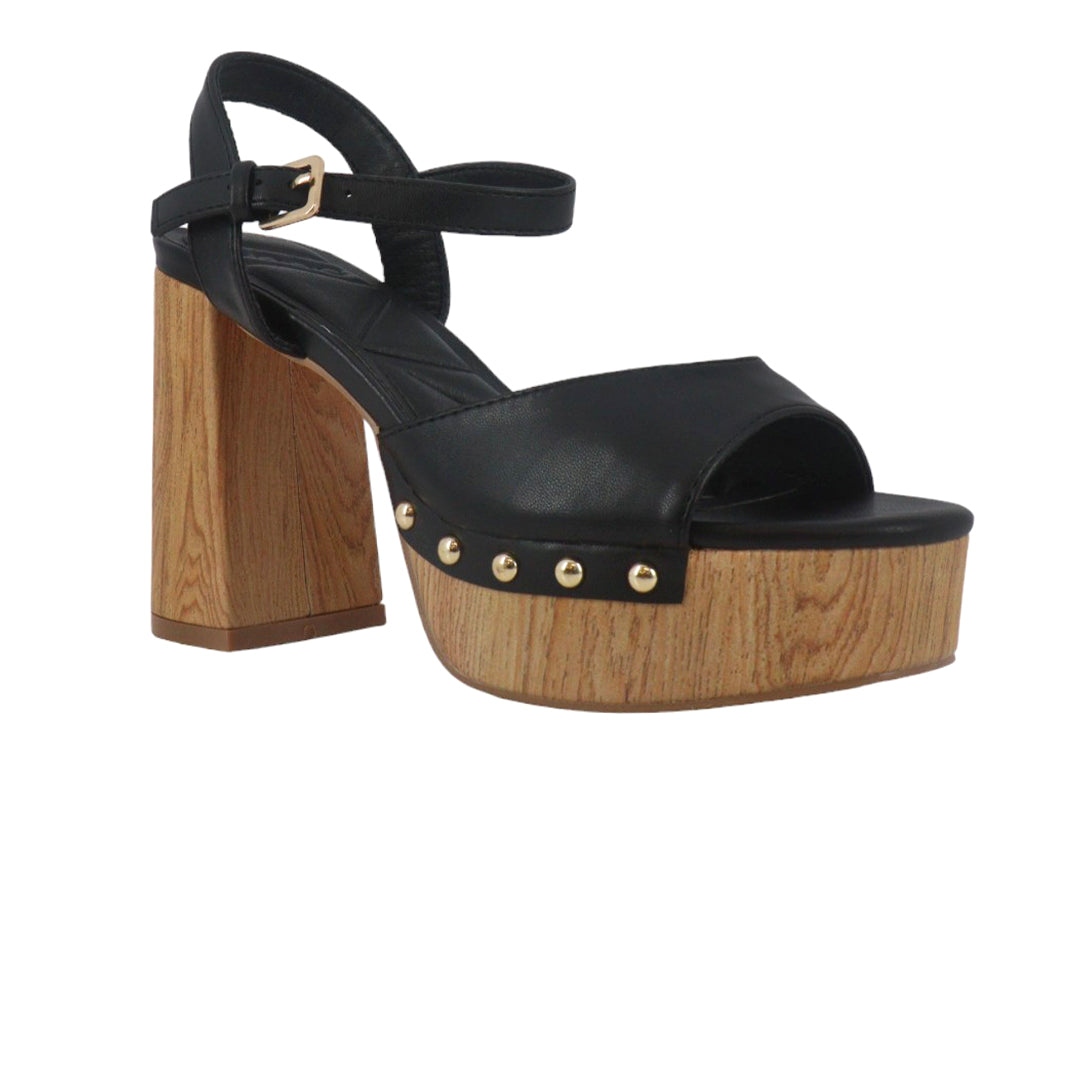 Sandalias de tacón Anetta color negro para mujer