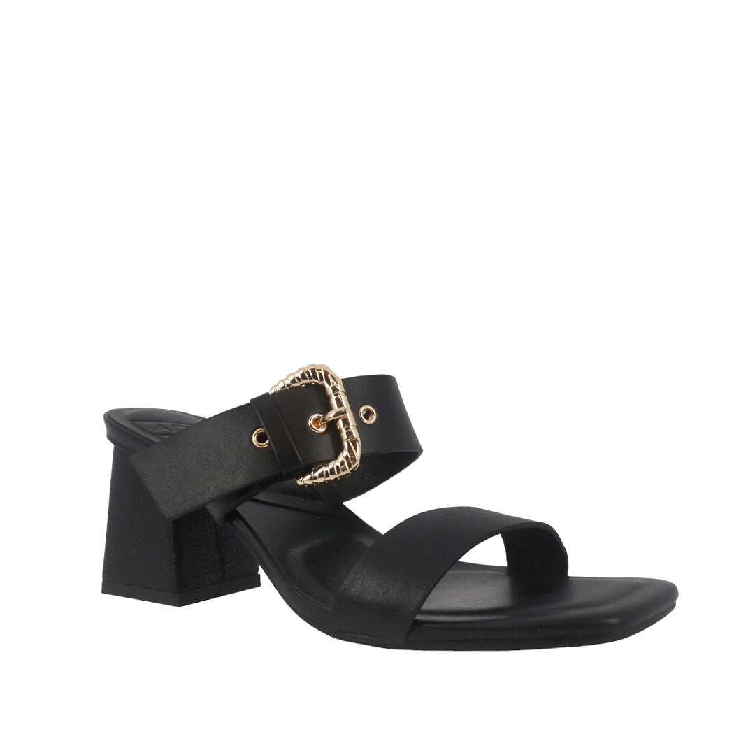 Sandalias de tacón Juno color negro