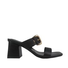 Sandalias de tacón Juno color negro
