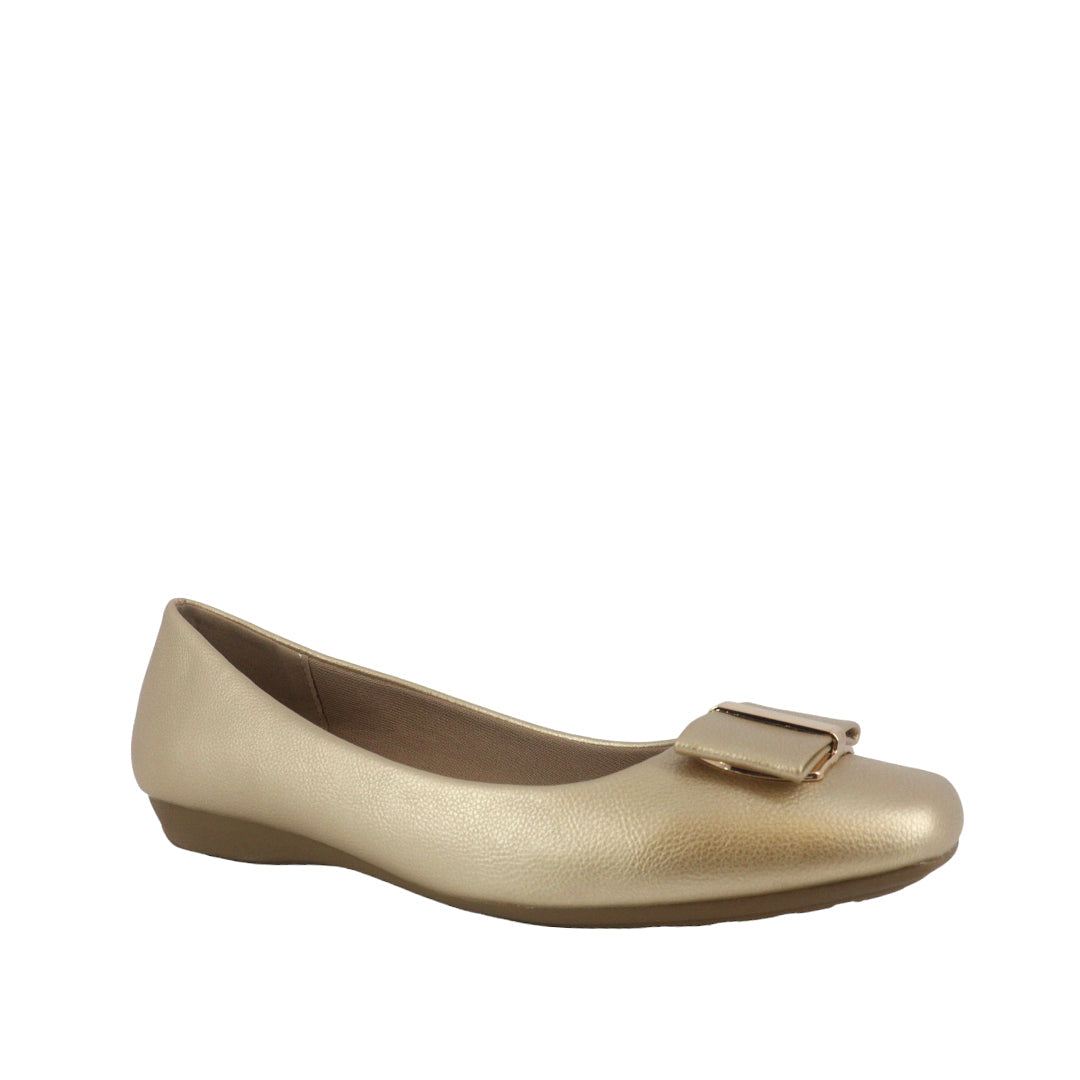 Ballerinas Anto color dorado para mujer
