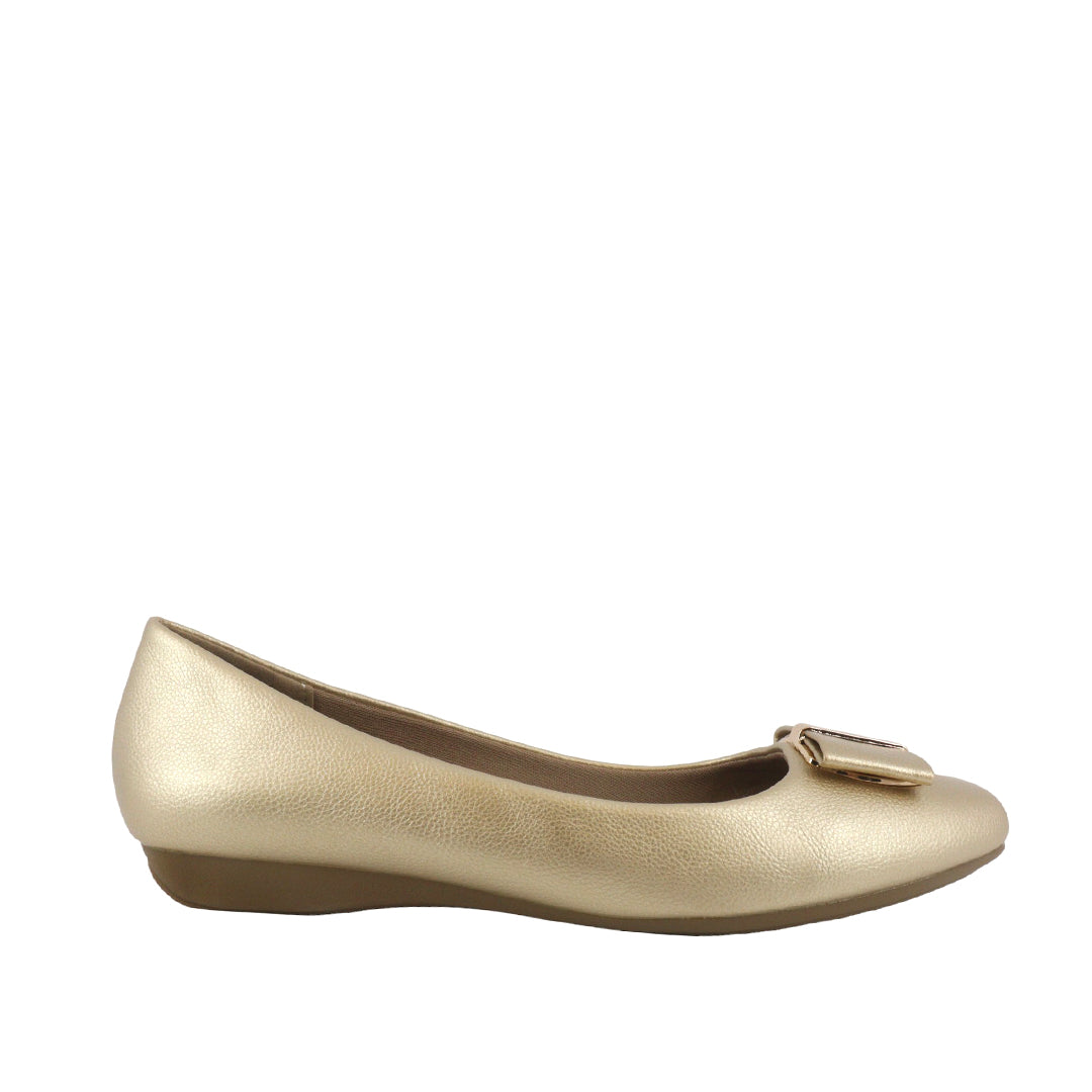 Ballerinas Anto color dorado para mujer