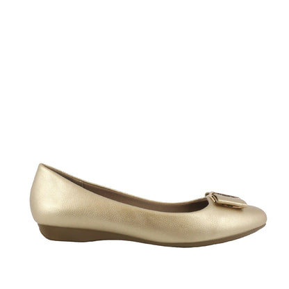 Ballerinas Anto color dorado para mujer