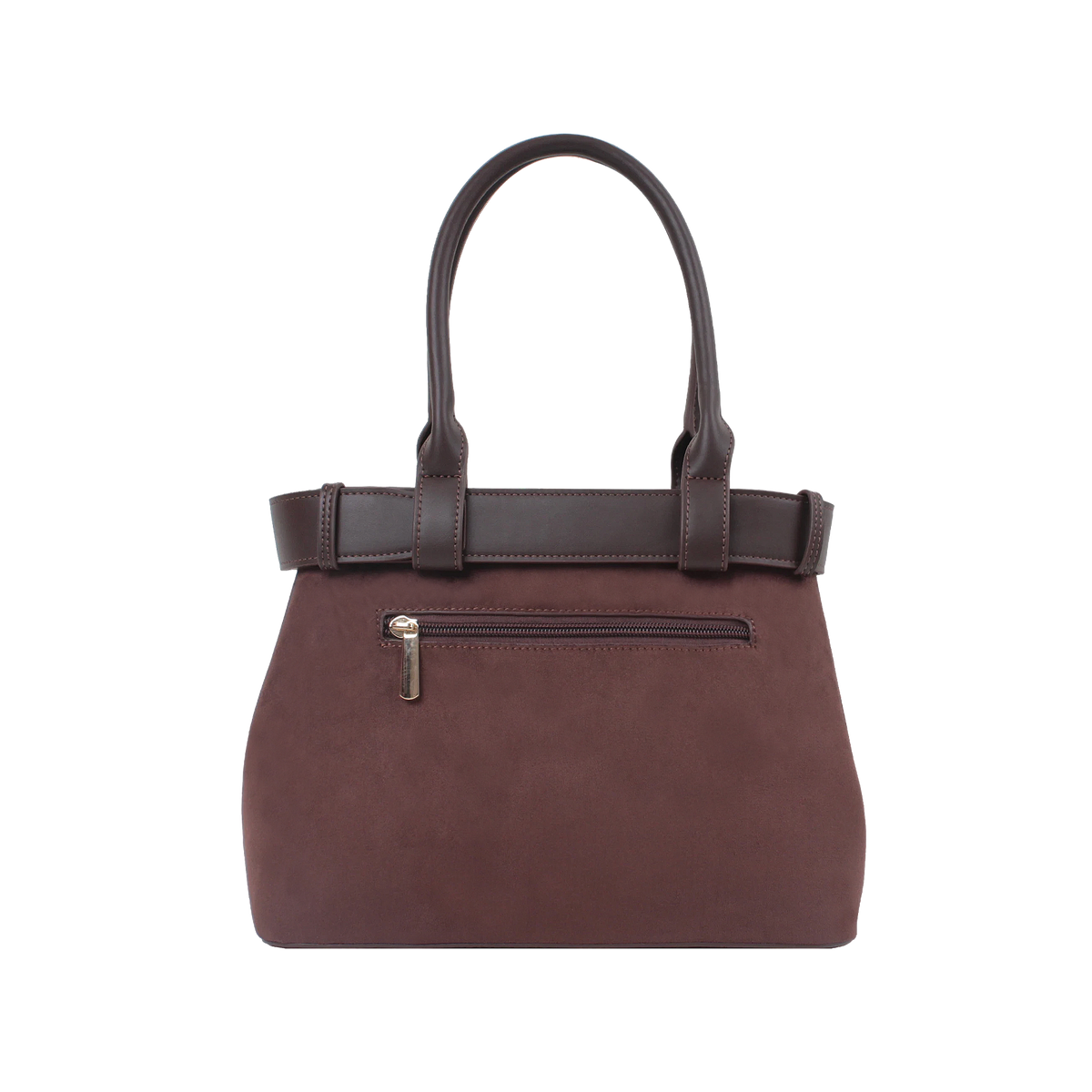 Cartera satchel Kaya para mujer color café