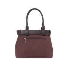 Cartera satchel Kaya para mujer color café