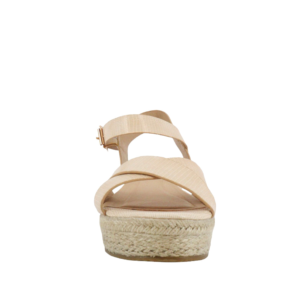 Sandalias de cuña Topaz color blanco