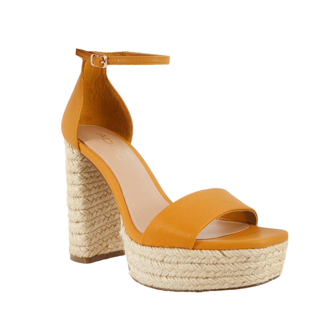 Sandalias de tacón Omega color amarillo