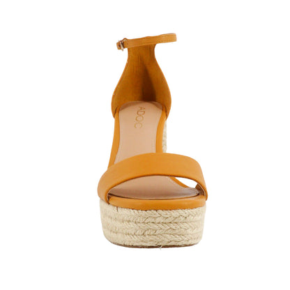 Sandalias de tacón Omega color amarillo