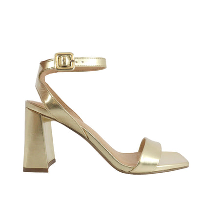 Sandalias de tacón Winnii color dorado