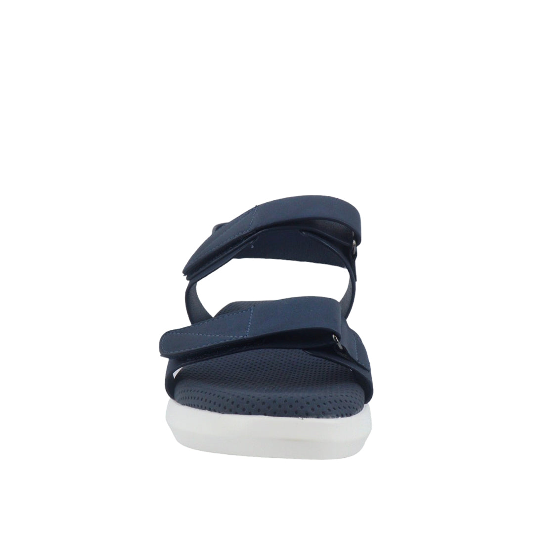 Sandalias de cuña Pame para mujer color navy