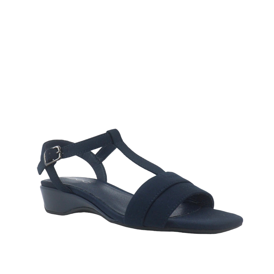 Sandalias de cuña Valeta color navy