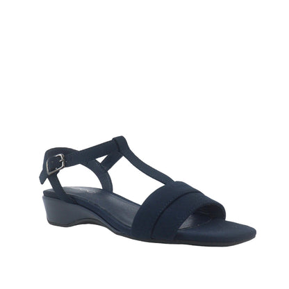 Sandalias de cuña Valeta color navy