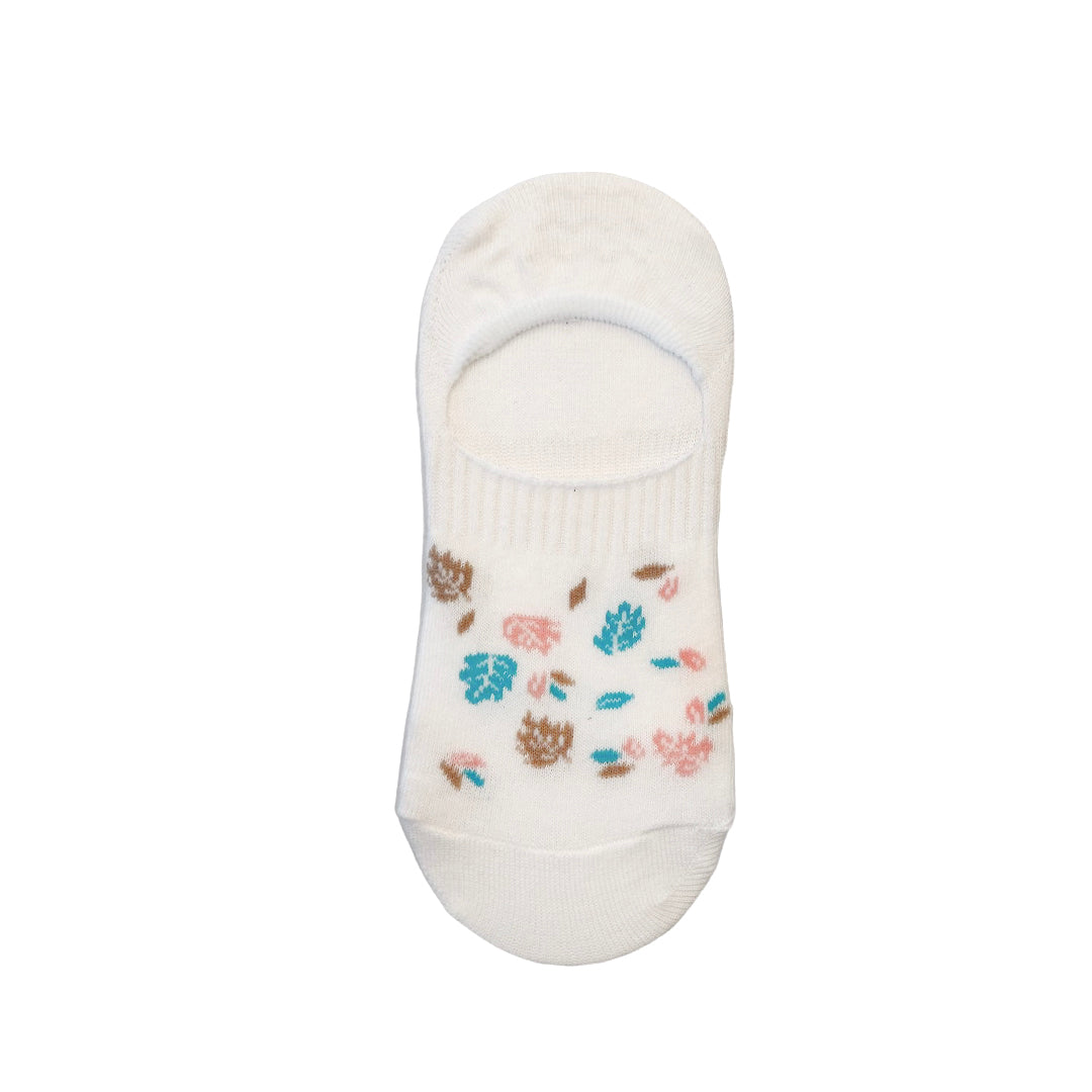 Calcetines Hojas color blanco