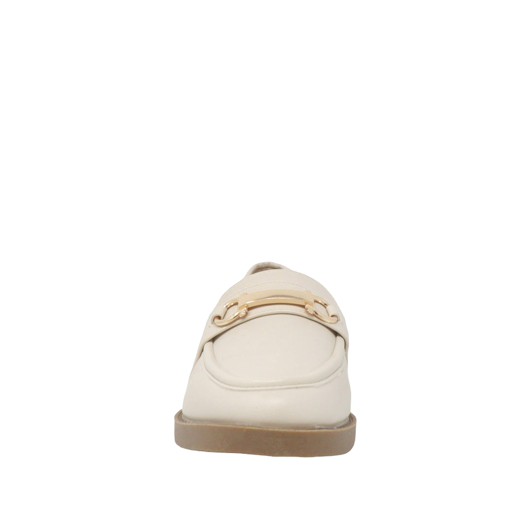 Mocasines Nicolette para mujer color blanco