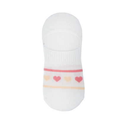Punteras invisibles Invcorazon color blanco unisex
